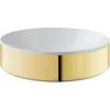 Image de hansgrohe AXOR Suite lavabo à poser, rond, D 400mm, avec cadre métal, sans trop-plein, SolidSurface, 42001, Couleur: Optique en or poli