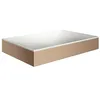 Image de hansgrohe AXOR Suite lavabo à poser, rectangulaire, 600x600mm, avec cadre métal, sans trop-plein, SolidSurface, 42004310, Couleur: Or rouge brossé