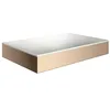 Image de hansgrohe AXOR Suite lavabo à poser, rectangulaire, 600x600mm, avec cadre métal, sans trop-plein, SolidSurface, 42004300, Couleur: Rouge poli or