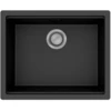 Image de hansgrohe Évier sous-plan S53 SilicaTec, 536x436mm, noir graphite