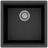 Image de hansgrohe Évier sous-plan S53 SilicaTec, 436x436 mm, noir graphite
