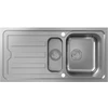 Image de hansgrohe Évier encastré S44 m avec égouttoir, meuble bas 60 cm, 2 bacs, ES