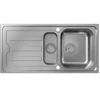Image de hansgrohe Évier encastré S44 m égouttoir, sous-meuble 60 cm, 2 bacs, ES