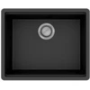 Image de hansgrohe Évier encastré S53 SilicaTec, 547x447mm, noir graphite