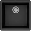 Image de hansgrohe Évier encastré S53 SilicaTec, 447x447mm, noir graphite