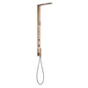 Image de hansgrohe AXOR ShowerComposition Panneau de douche, avec thermostat, douche de tête 110/220, douchette dépaule, accessoires inclus, 12595300, Couleur: Polished Red Gold