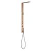 Image de hansgrohe AXOR ShowerComposition Panneau de douche, avec thermostat, douche de tête 110/220, douchette dépaule, accessoires inclus, 12595, Couleur: Or rouge brossé