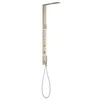 Image de hansgrohe AXOR ShowerComposition Panneau de douche, avec thermostat, douche de tête 110/220, douchette dépaule, accessoires inclus, 12595, Couleur: Nickel brossé