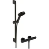 Image de hansgrohe Ensemble de douche Pulsify Select S 669 mm BrSt + douchette, 3 jets, mat noir