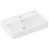 Image de Hansgrohe Xanuia Q lavabo compact, 1 trou de robinetterie, avec trop-plein, 600x370mm, blanc, 60213450