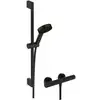 Image de hansgrohe Ensemble de douche Pulsify Select S 669 mm BrSt + douchette, 3 jets, mat noir
