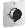Image de Hansgrohe AXOR ShowerSelect ID thermostat, encastré, softsquare, 2 consommateurs, 36754, Couleur: chrome