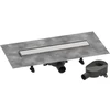 Image de hansgrohe Kit complet DR RainDrain Go 500 évacuation arrière pour installation encastrée plate BST