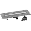 Image de hansgrohe Ensemble complet DR RainDrain Go 700 évacuation arrière pose carrelage/installation plate BST