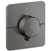 Image de Hansgrohe AXOR ShowerSelect ID thermostat, encastré, softsquare, 2 consommateurs, combinaison de sécurité intégrée, 36755, Couleur: Chrome noir poli