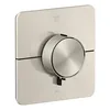 Image de hansgrohe AXOR ShowerSelect ID thermostat, encastré, softsquare, 2 consommateurs, 36754800, Couleur: acier inox Optic