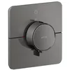Image de hansgrohe AXOR ShowerSelect ID thermostat, encastré, softsquare, 1 consommateur, 36758330, Couleur: Polished Black Chrome