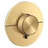 Image de Hansgrohe AXOR ShowerSelect ID thermostat, haut débit, encastré, rond, 36759, Couleur: Optique or brossé