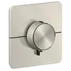 Image de hansgrohe AXOR ShowerSelect ID thermostat, haut débit, encastré, softsquare, 36775800, Couleur: acier inox Optic