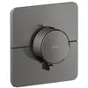 Image de hansgrohe AXOR ShowerSelect ID thermostat, haut débit, encastré, softsquare, 36775330, Couleur: Polished Black Chrome