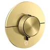 Image de hansgrohe AXOR ShowerSelect ID thermostat, Highflow, encastré, 1 consommateur, une sortie supplémentaire, rond, 36776950, Couleur: Brushed Brass