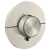 Image de hansgrohe AXOR ShowerSelect ID thermostat, Highflow, encastré, 1 consommateur, une sortie supplémentaire, rond, 36776800, Couleur: acier inox Optic