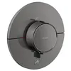 Image de hansgrohe AXOR ShowerSelect ID thermostat, Highflow, encastré, 1 consommateur, une sortie supplémentaire, rond, 36776330, Couleur: Polished Black Chrome