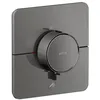 Image de hansgrohe AXOR ShowerSelect ID thermostat, Highflow, encastré, 1 consommateur, une sortie supplémentaire, softsquare, 36778330, Couleur: Polished Black Chrome