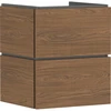 Image de hansgrohe Meuble sous lavabo Xilesa E 530x470mm, 2 tiroirs, pour lavabo, sans poignée, couleur chêne