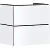 Image de hansgrohe Meuble sous lavabo Xilesa E 630x470 mm, 2 tiroirs, sans poussoir, blanc mat