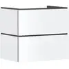 Image de hansgrohe Meuble sous lavabo Xilesa E 680x470mm, 2 tiroirs, pour lavabo, sans PushOpen, blanc mat