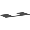 Image de hansgrohe Console Xilesa E encastrée, 1180x550 mm, ardoise grise