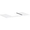 Image de hansgrohe Console Xilesa E Découpe centrale, 980x550mm, blanc mat