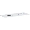 Image de hansgrohe Console Xilesa E 1375x550 mm, sans robinet, 2 découpes, blanc mat