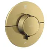 Image de hansgrohe AXOR ShowerSelect ID thermostat, encastré, rond, 2 consommateurs, 36750990, Couleur: Polished Gold Optic
