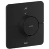 Image de hansgrohe AXOR ShowerSelect ID thermostat, encastré, softsquare, 2 consommateurs, combinaison de sécurité intégrée, 36755670, Couleur: noir mat