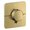 Image de hansgrohe AXOR ShowerSelect ID thermostat, encastré, softsquare, 2 consommateurs, 36754990, Couleur: Polished Gold Optic