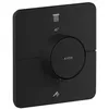 Image de hansgrohe AXOR ShowerSelect ID thermostat, encastré, softsquare, 2 consommateurs, 36754670, Couleur: noir mat