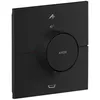 Image de Hansgrohe AXOR ShowerSelect ID thermostat, encastré, carré, 2 consommateurs, combinaison de sécurité intégrée, 36753, Couleur: noir mat
