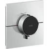 Image de hansgrohe Thermostat Axor ShowerSelect ID HF encastré, carré, bronze brossé
