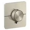 Image de hansgrohe AXOR ShowerSelect ID thermostat, encastré, softsquare, 1 consommateur, 36758820, Couleur: Brushed Nickel