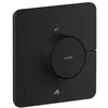 Image de hansgrohe AXOR ShowerSelect ID thermostat, Highflow, encastré, 1 consommateur, une sortie supplémentaire, softsquare, 36778670, Couleur: noir mat