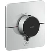 Image de hansgrohe Thermostat Axor ShowerSelect ID HF encastré, 1 voie, sortie, softsqua, mat-noir