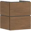 Image de hansgrohe Meuble sous lavabo Xilesa E 530x470mm, 2 tiroirs, pour lavabo, avec système Push-to-Open, finition chêne