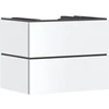 Image de hansgrohe Meuble sous lavabo Xilesa E 2 tiroirs sans poussoir, 780x550mm, blanc mat