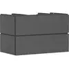 Image de hansgrohe Meuble sous lavabo Xilesa E 2 SBK avec poussoir, 980x550mm, ardoise grise
