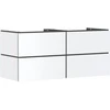 Image de hansgrohe Meuble sous lavabo Xilesa E 1375x550mm, 4 tiroirs, avec PushOpen, blanc mat