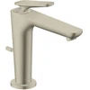 Image de hansgrohe Mitigeur lavabo monocommande Axor Citterio C CoolSt acier brossé, bec 135 mm, tirette vidage