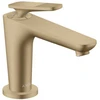 Image de hansgrohe Mitigeur monocommande lavabo Axor Citterio C CoolSt cubic cut, H 128 mm, évacuation non verrouillée