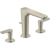 Image de hansgrohe Robinet lavabo 3 trous Axor Citterio C cubic cut, b ni, H 135 mm, tirette évac.